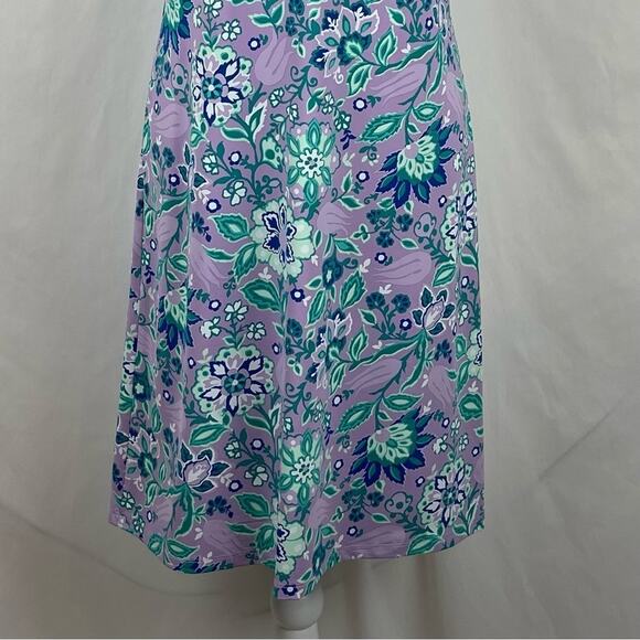 Talbots Bold Floral Beach Vacation Cruise Dress With Cut Out Dress NWOT Size S - Picture 4 of 14